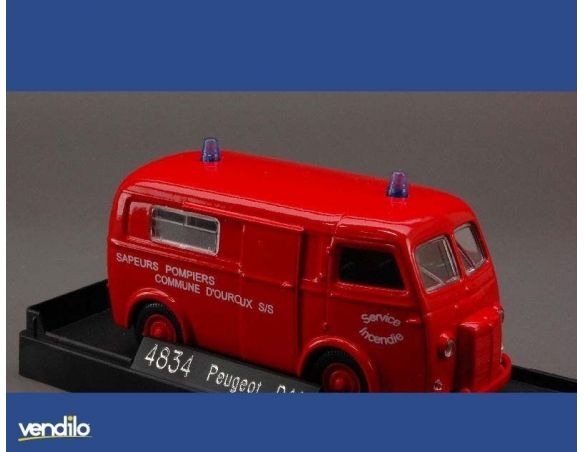 Solido SL4834 PEUGEOT D 4 VITRE'1964 POMPIERS 1:43 Modellino
