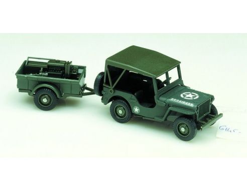 Solido 6145 JEEP + ACCESSORIES 1/43 Modellino