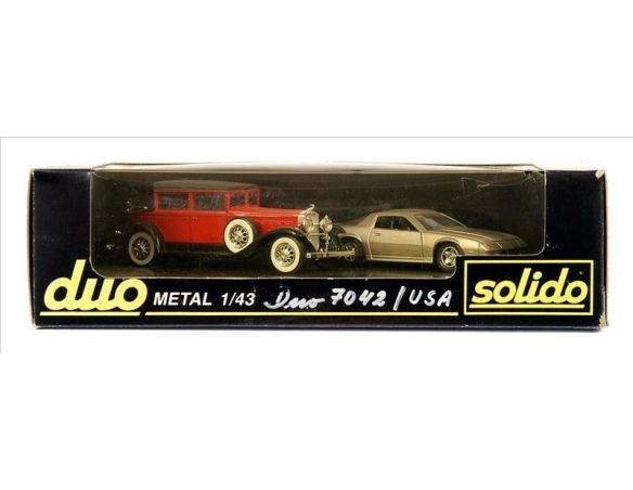 Solido 7042 COFFRET DUO CADILLAC/CHEVROLET 1/43 Modellino