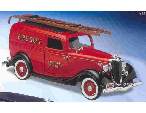 Solido 8071 FORD VAN POMPIERI 1934 1/18 Modellino