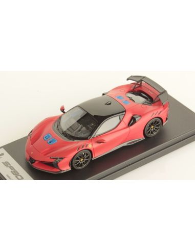 LOOKSMART LS551F FERRARI SF90 XX STRADALE ROSSO LE MANS 1:43 Modellino