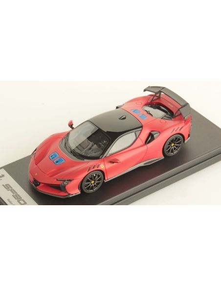 LOOKSMART LS551F FERRARI SF90 XX STRADALE ROSSO LE MANS 1:43 Modellino
