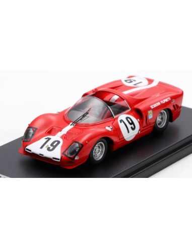 LOOKSMART LSLM136 FERRARI 365 P2 N.19 LE MANS 1966 W.MAIRESSE-H.MULLER 1:43 Modellino