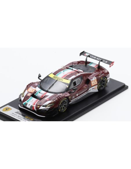 LOOKSMART LSLM186 FERRARI 296 GT3 N.155 LE MANS 2024 LAURSEN-LAURSEN-TAYLOR 1:43 Modellino