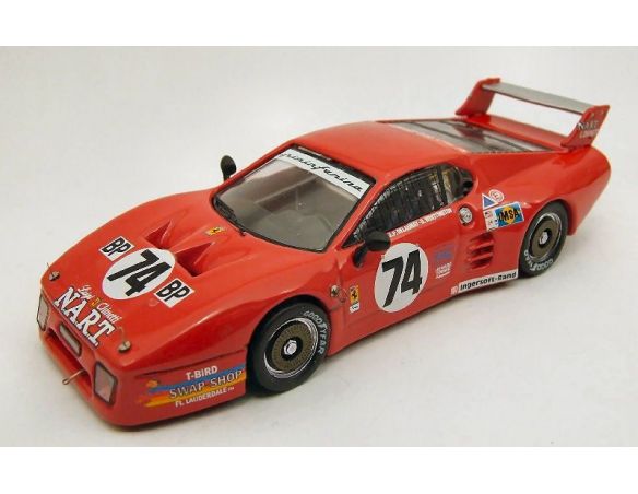 Best Model BT9361 FERRARI 512 BB N.74 DQ LE MANS 1980 J.P.DELAUNAY-P.HENN 1:43 Modellino