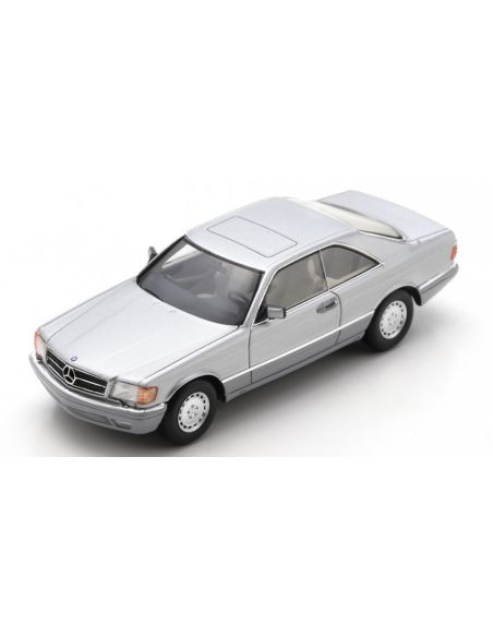 SCHUCO SH450921200 MERCEDES 560 SEC 1989 SILVER (PRO.R43) 1:43 Modellino