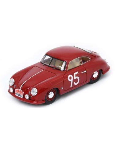 SPARK MODEL S6134 PORSCHE 356 N.95 RALLY MONTE CARLO 1954 SCHID & BJORNESTAD 1:43 Modellino