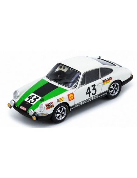 SPARK MODEL S9738 PORSCHE 911T N.43 12th 24 H LE MANS 1968 J.P.GABAN-R.VANDERSCHRICK 1:43 Modellino