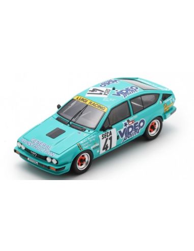 SPARK MODEL SB418 ALFA ROMEO GTV 6 N.41 24 H SPA 1986 MAILLIEN-BOVY-FAUSTEIN 1:43 Modellino