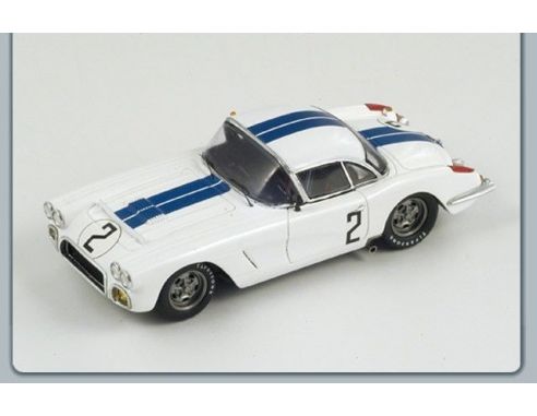 Spark Model S1538 CHEVROLET CORVETTE N.2 LM 1960 THOMPSON-WINDRIDGE 1:43 Modellino