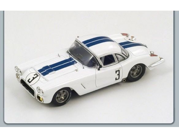 Spark Model S1539 CHEVROLET CORVETTE N.3 8th LM 1960 FITCH-GROSSMAN 1:43 Modellino