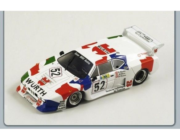 Spark Model S1583 BMW M1 N.52 LE MANS 1981 1:43 Modellino