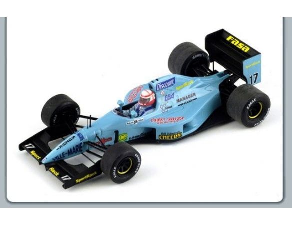 Spark Model S1661 LEYTON HOUSE P.BELMONDO 1992 CANADIAN GP 1:43 Modellino