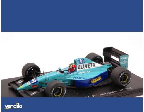 Spark Model S1663 LEYTON HOUSE E.NASPETTI 1992 1:43 Modellino