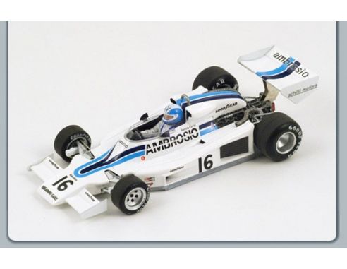 Spark Model S1692 SHADOW R.ZORZI 1977 N.16 LONG BEACH GP 1:43 Modellino