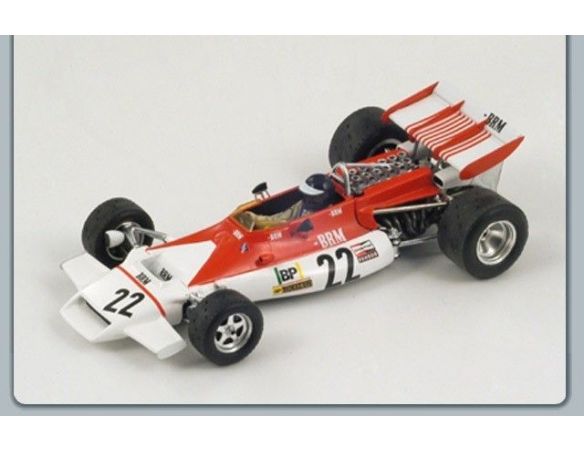 Spark Model S1744 BRM P.GETHIN 1972 N.22 FRENCH GP 1:43 Modellino