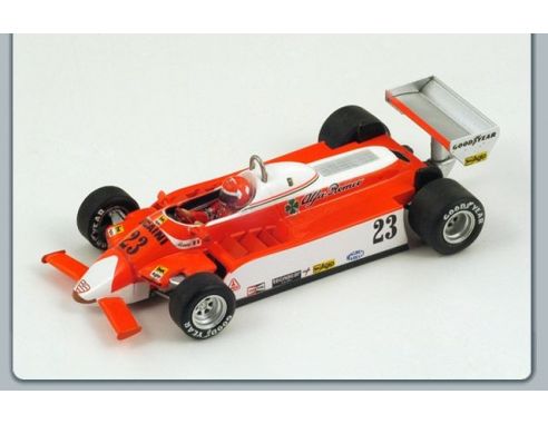Spark Model S1791 ALFA ROMEO B.GIACOMELLI 1980 N.23 US GP 1:43 Modellino