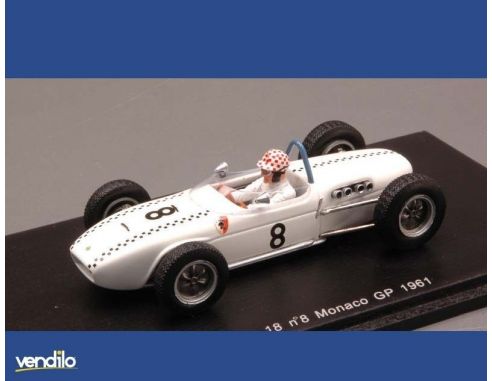 Spark Model S1828 LOTUS M.MAY 1961 N.8 MONACO GP 1:43 Modellino