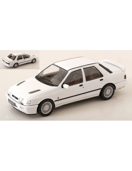 MODELCARGROUP MCG18353 FORD SIERRA COSWORTH 4x4 1992 WHITE 1:18 Modellino