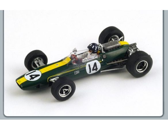 Spark Model S1852 LOTUS BRM G.HILL 1967 N.14 2nd MONACO GP 1:43 Modellino