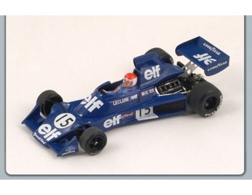 Spark Model S1881 TYRRELL 007 M.LECLERE 1975 N.15 US GP 1:43 Modellino
