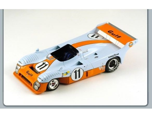 Spark Model S18LM75 MIRAGE GULF N.11 WINNER LM 1975 1CKS-BELL 1:18 Modellino