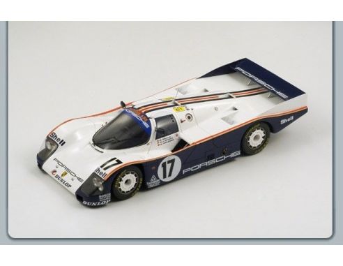 Spark Model S18LM87 PORSCHE 962 C N.17 WINNER LM 1987 STUCK-BELL-HOLBERT 1:18 Modellino