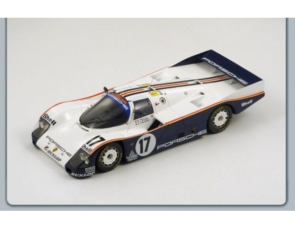 Spark Model S18LM87 PORSCHE 962 C N.17 WINNER LM 1987 STUCK-BELL-HOLBERT 1:18 Modellino