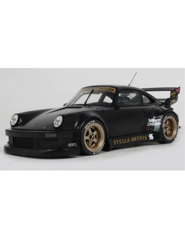 GT SPIRIT GT918 RWB STELLA ARTOIS 2010 BLACK 1:18 Modellino