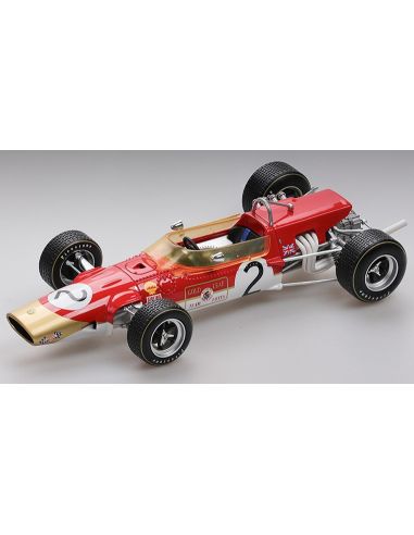 TECNOMODEL TMD18179D LOTUS 48 F2 N.2 HOCKENHEIM GP 1967 G.HILL 1:18 Modellino