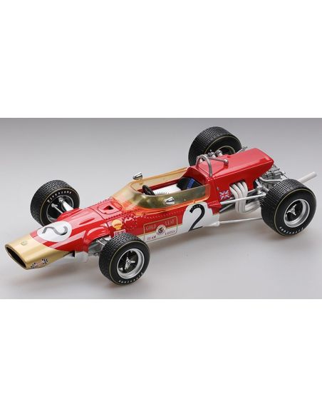 TECNOMODEL TMD18179D LOTUS 48 F2 N.2 HOCKENHEIM GP 1967 G.HILL 1:18 Modellino