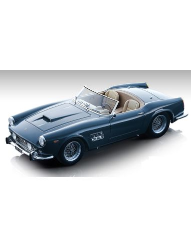 TECNOMODEL TMD18205A FERRARI 250 GT CALIFORNIA SWB 1960 GLOSS MEDIUM GREY 1:18 Modellino