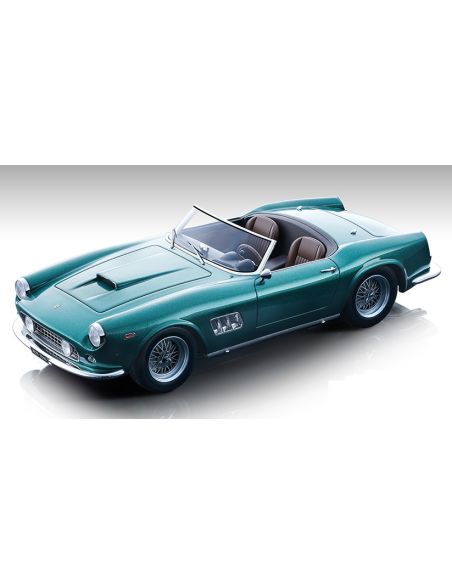 TECNOMODEL TMD18205D FERRARI 250 GT CALIFORNIA SWB 1960 MET.GREEN 1:18 Modellino