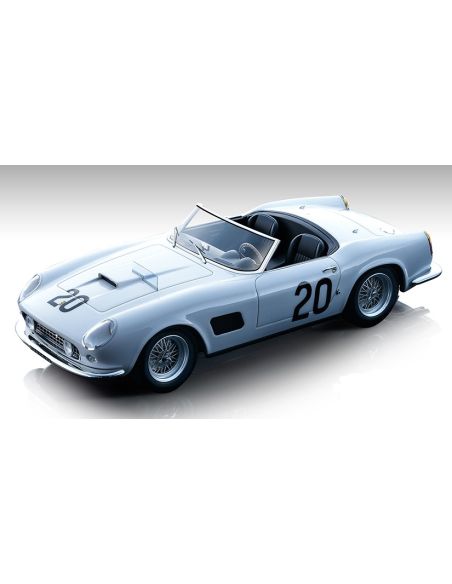 TECNOMODEL TMD18205F FERRARI 250 GT CALIFORNIA SWB LE MANS 1960 NART STURGIS-SCHLESSER 1:18 Modellino