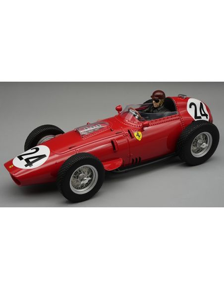 TECNOMODEL TMD18325B FERRARI 246/256 DINO N.24 WINN.REIMS GP 1959 T.BROOKS W/DRIVER 1:18 Modellino