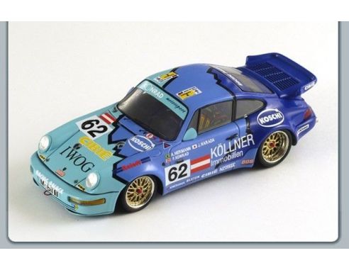 Spark Model S2075 PORSCHE 911 CARRERA 2 CUP N.62 LM 1993 1:43 Modellino