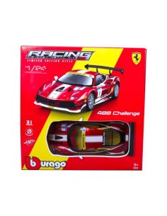 BBURAGO BU26582 FERRARI 488 CHALLENGE N.11 FORMULA RACING...