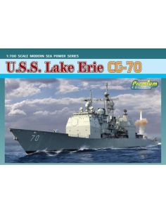 DRAGON D7142 U.S.S. LAKE ERIE CG-70 KIT 1:700 Modellino