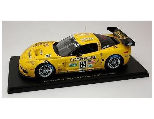 Spark Model S2401 CORVETTE C 6 R N.64 LM 2005 1:24 Modellino