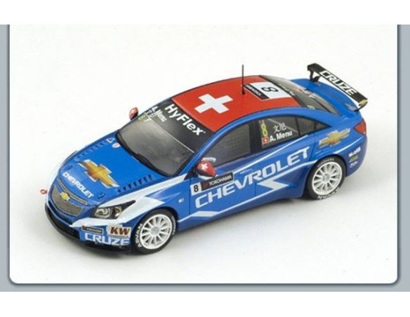 Spark Model S2496 CHEVROLET CRUZE N.8 WINNER RACE 2 MACAU WTCC 2012 A.MENU 1:43 Modellino