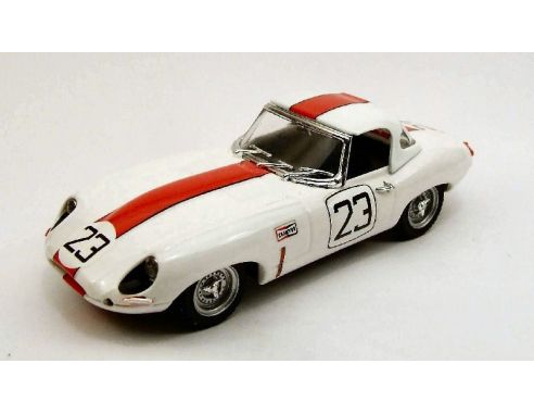 Best Model BT9396 JAGUAR E SPIDER N.23 7th (WINNER CLASS) SEBRING 1963 LESLIE-MORRILL 1:43 Modellino