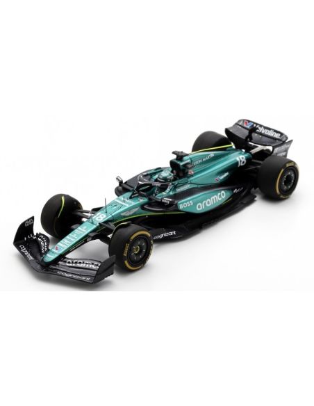 SPARK MODEL S9530 ASTON MARTIN ARAMCO F1 TEAM AMR24 N.18 SAUDI ARAB.GP 2024 L.STROLL 1:43 Modellino