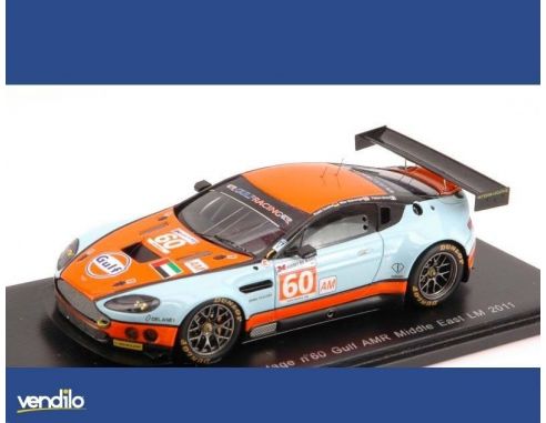 Spark Model S2545 ASTON MARTIN VANTAGE N.60 GULF LM 2011 1:43 Modellino