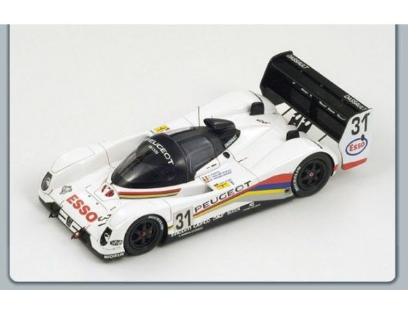 Spark Model S2596 PEUGEOT 905 EV1 BIS N.31 LM 1992 FERTE/V.DE POELE/VENDLINGER 1:43 Modellino