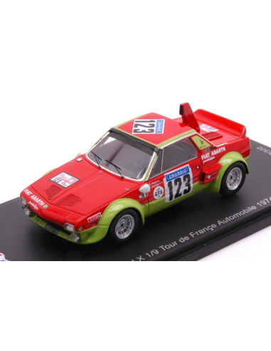 SPARK MODEL SF264 FIAT X 1/9 ABARTH N.123 TOUR D.FRANCE AUT.1974 G.PIANTA-F.ROSSETTI 1:43 Modellino
