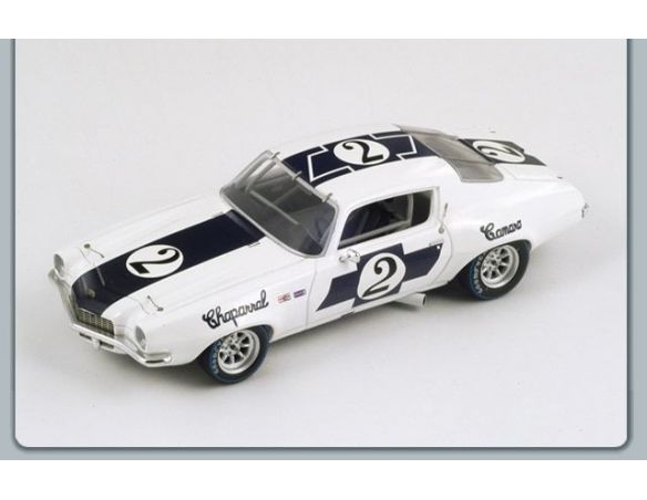 Spark Model S2603 CHEVROLET CAMARO CHAPARRAL N.2 TRANS-AM 1970 ED LESLIE 1:43 Modellino