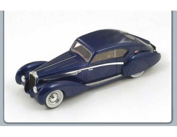 Spark Model S2707 DELAGE D8 120 LETOURNEUR 1938 BLUE 1:43 Modellino