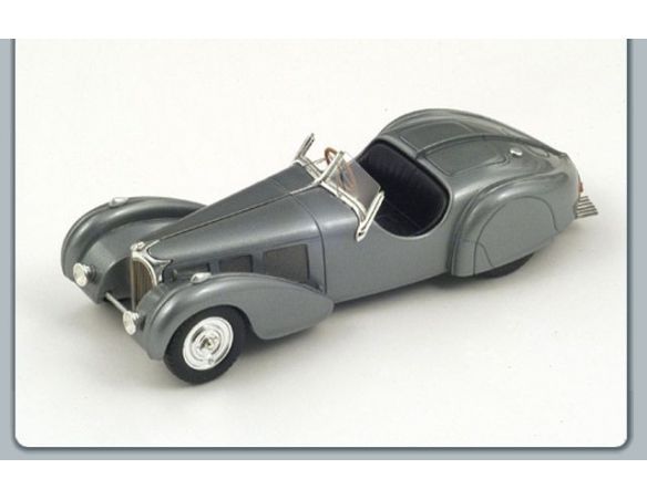 Spark Model S2717 BUGATTI 57S ROADSTER 1937 SILVER 1:43 Modellino