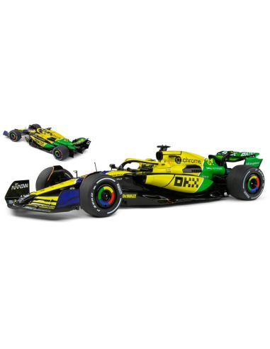 SOLIDO SL1814203 MCLAREN F1 MCL38 N.4 4th MONACO GP 2024 LANDO NORRIS 1:18 Modellino