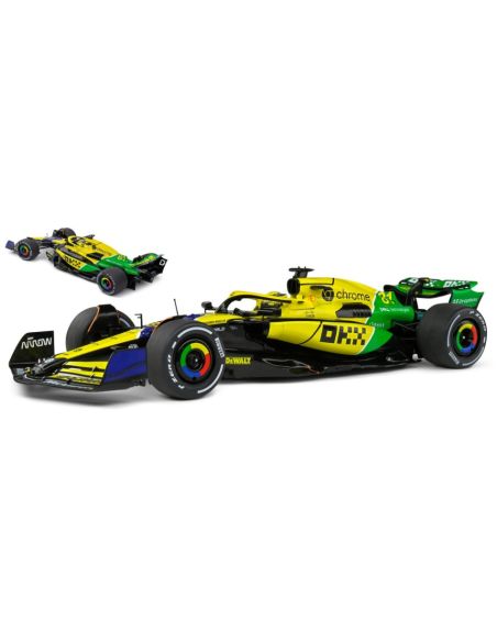 SOLIDO SL1814203 MCLAREN F1 MCL38 N.4 4th MONACO GP 2024 LANDO NORRIS 1:18 Modellino